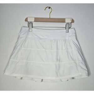 Lululemon Rival Mid-Rise Skirt Women's Size 8 White